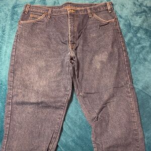 Lined Blue Denim Jeans